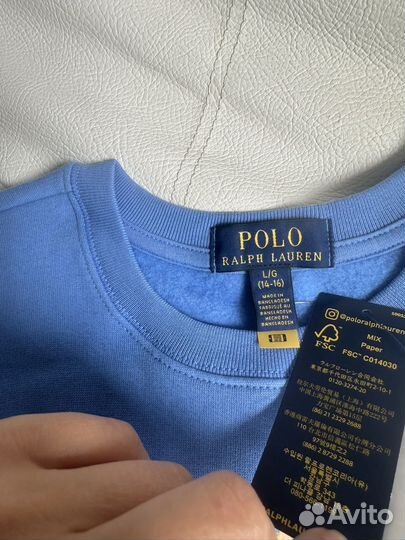 Свитшот Ralph lauren оригинал (xl) 44/46