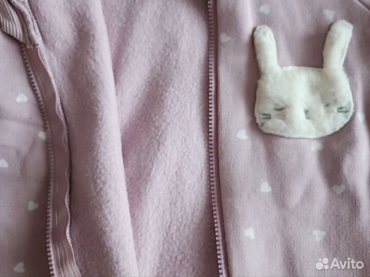 Комбинезон для девочки утепленный 74
