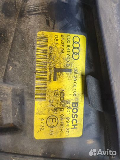 Фара (передняя) Audi A4 (B5), 1998