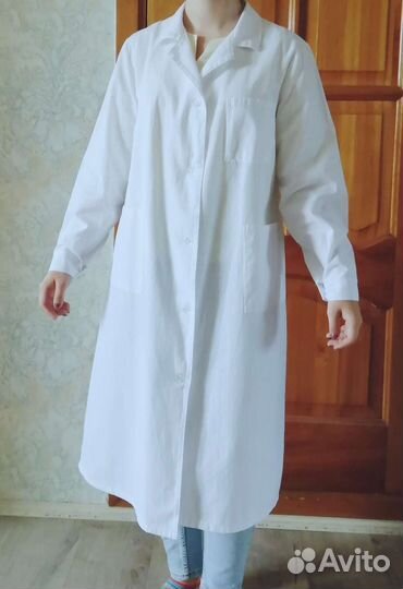 Халат школьный для лабораторных уроков