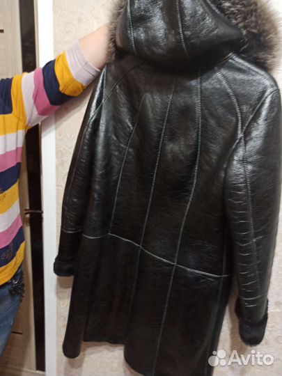 Дубленка натуральная женская 50 размер