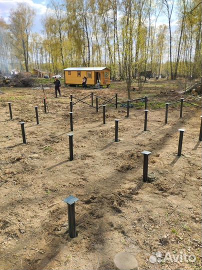 Винтовые сваи под ключ