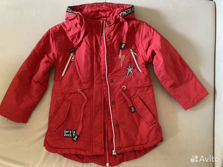 Куртка, парка для девочки 110-116
