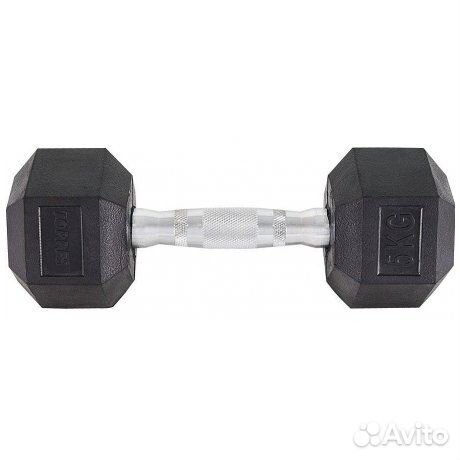 Гантели Torres гексагональные обрезин. 5 кг (пара)