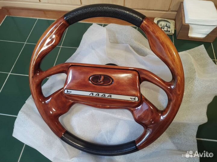 Руль деревянный ваз коллекционный