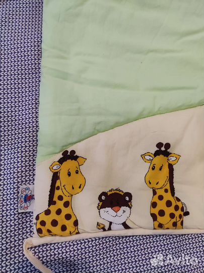 Детские бортики в кроватку плоские