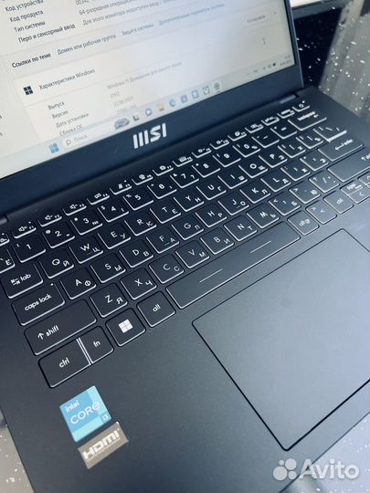 Ноутбук MSI Modern 14 C12M-231RU