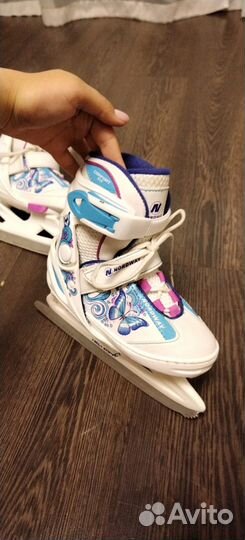 Коньки раздвижные для девочек Nordway Slide-Girl