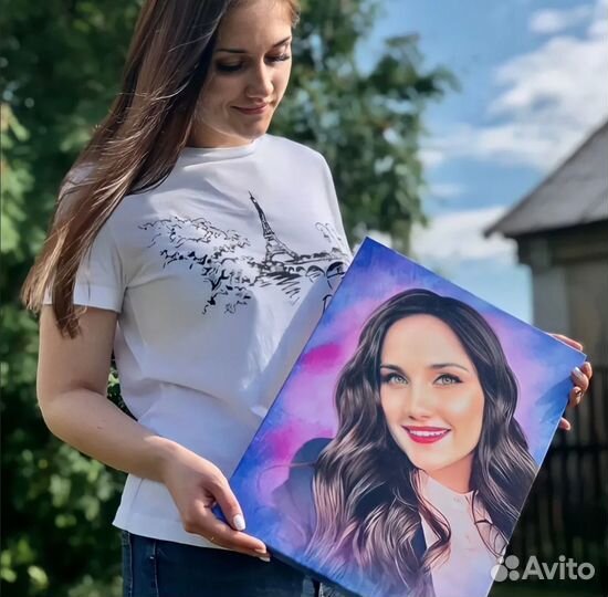 Портрет на холсте по фото