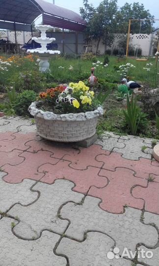 Вазоны -цветники-кашпо из декоративного бетона