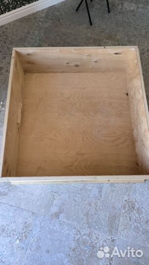 Ящик деревянный с крышкой 107х103х31см