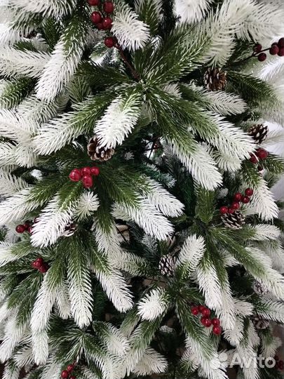 Ель литая + Презент 12м гирлянды