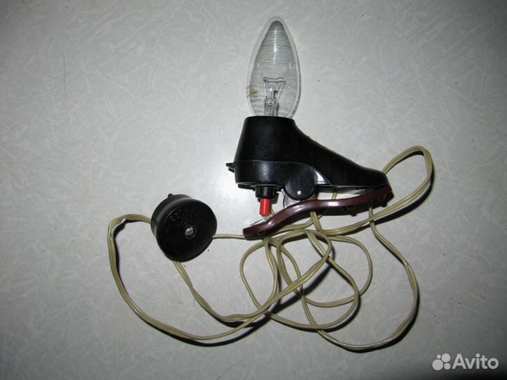 Светильник-прищепка ботинок СССР