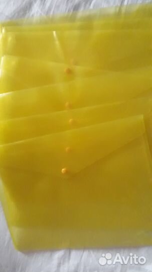 Папки А4 На Кнопке, новые, плотные, много