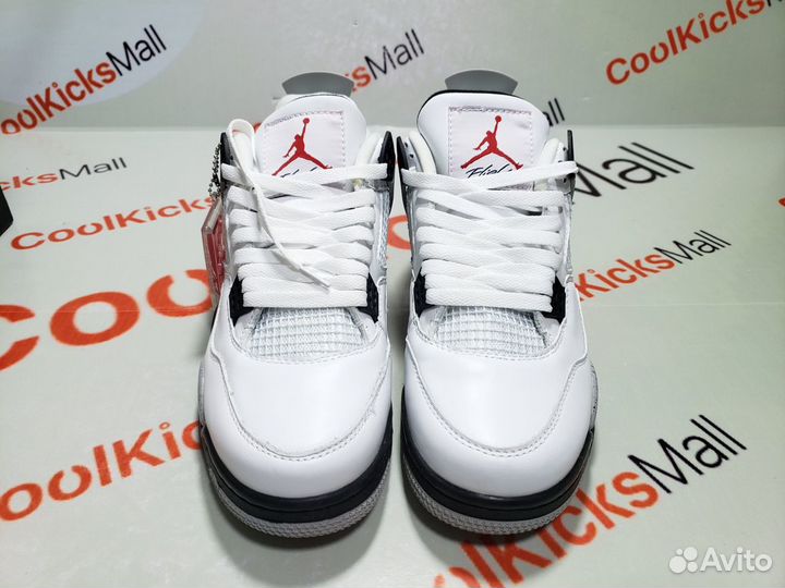 Кроссовки Nike Air Jordan 4 White Cement