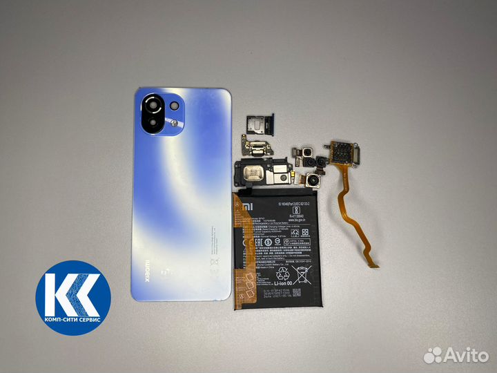 Xiaomi Mi 11 lite в разборе
