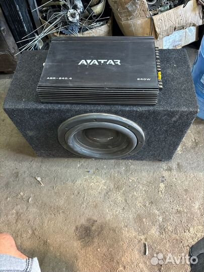 Сабвуфер пассивный и усилитель на динамики