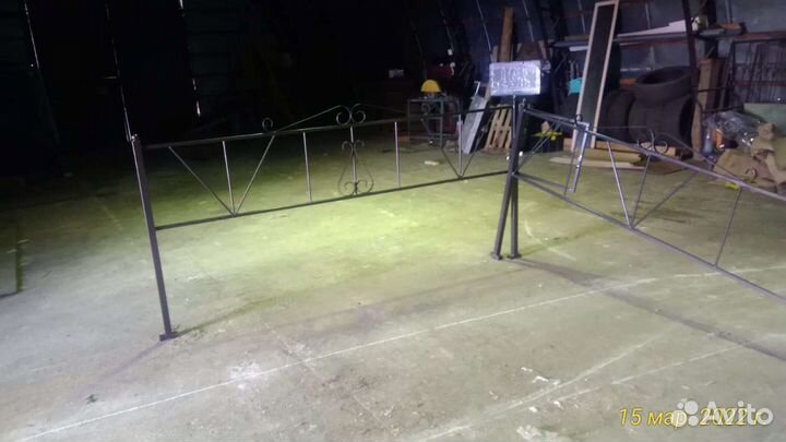 Изготовление ограды на кладбище