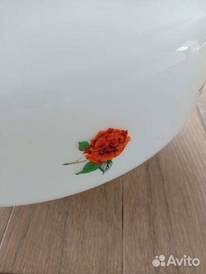 Плафон СССР молочное стекло