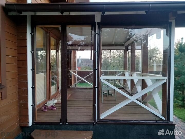Мягкие окна для террас и беседок