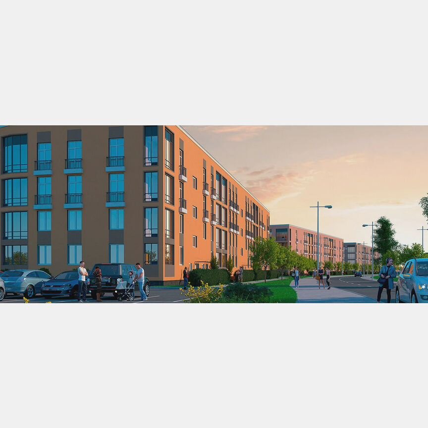 2-к. квартира, 58,7 м², 1/4 эт.