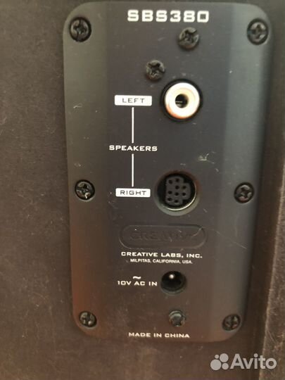 Компьютерные колонки с сабвуфером Creative