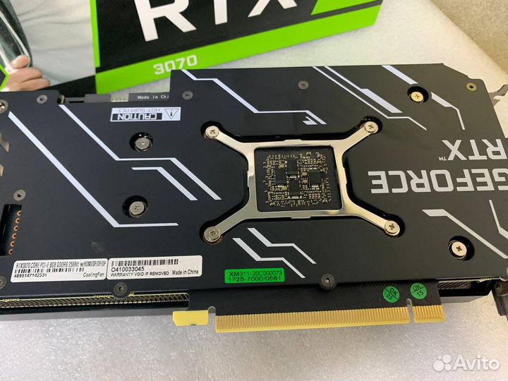 Видеокарта RTX 3070 KFA2 8gb Гарантия