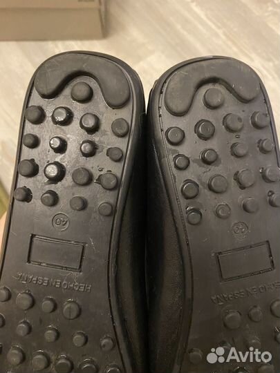 Мокасины мужские 38р натур. Кожа