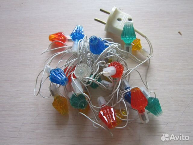 Ёлочные игрушки и гирлянды СССР