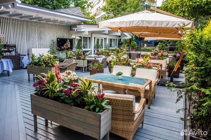 Зонт уличный для кафе