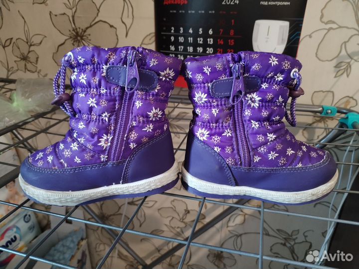 Сапоги дутики детские