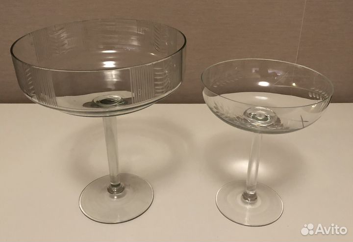 Ваза на ножке. Конфетница. ссср. Винтаж