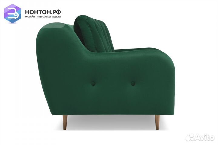 Диван книжка Глосс изумрудный