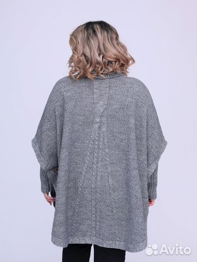 Пончо женское