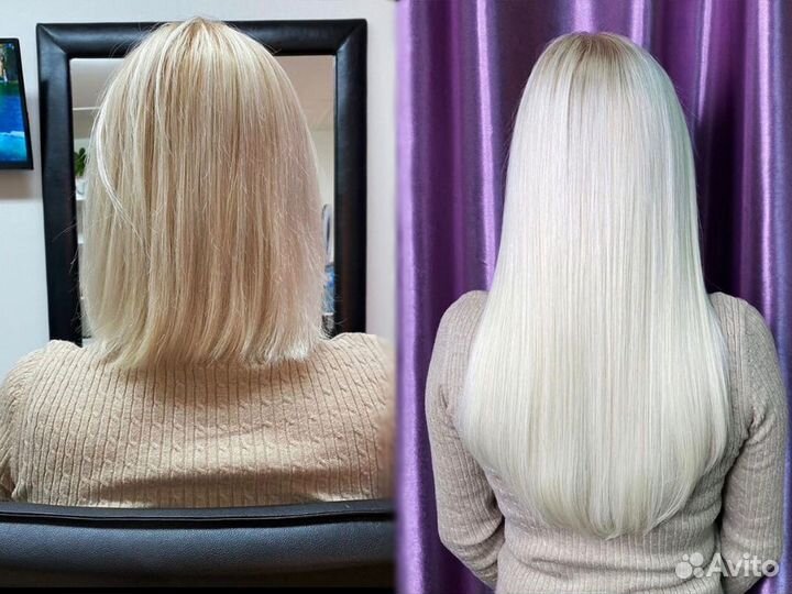 Наращивание волос, коррекция волос