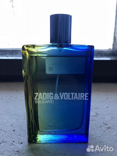 Zadig & voltaire this is love 100ml туал. вода