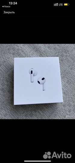 Наушники apple airpods 3