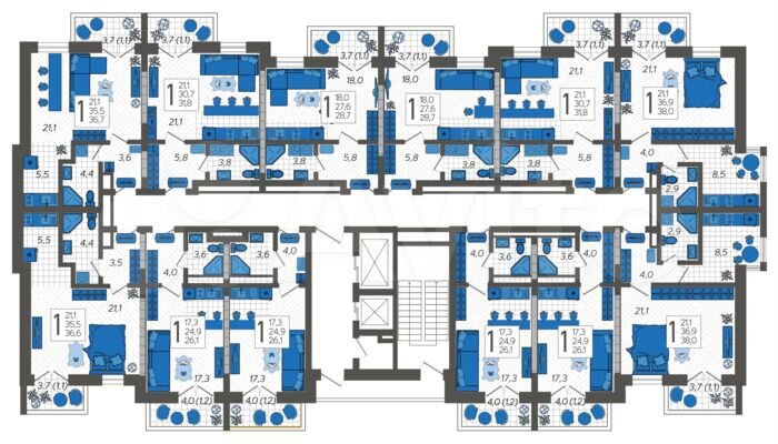 Квартира-студия, 26 м², 11/12 эт.