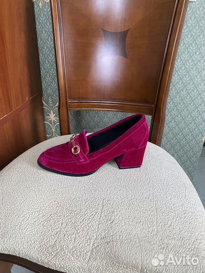 Туфли бархатные из Америки