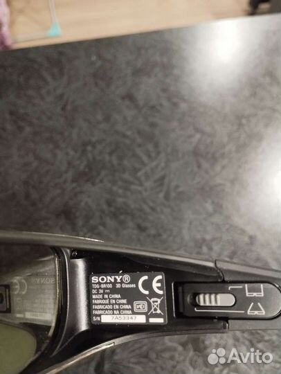 3d очки sony