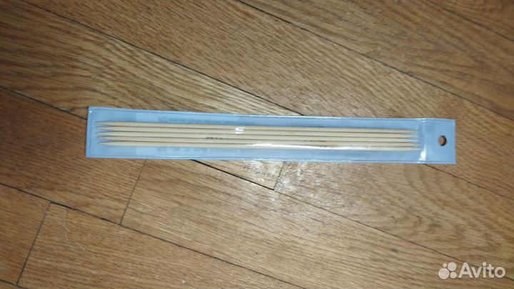 Спицы для вязания прямые бамбуковые gamma