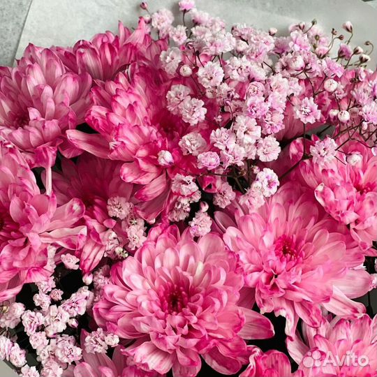 Букет из хризантемы 