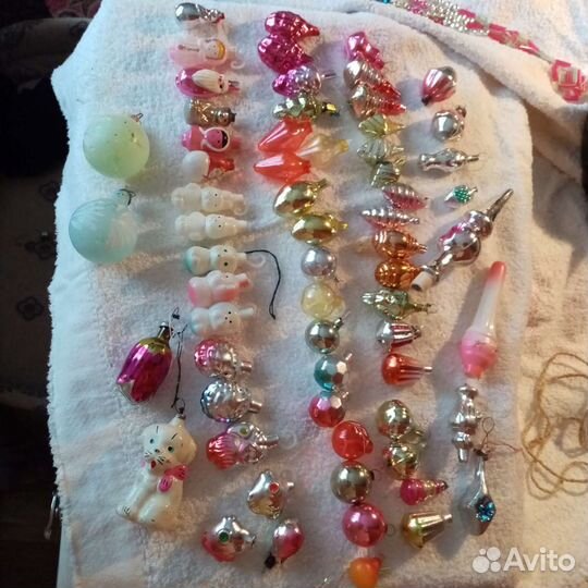 Елочные игрушки СССР малютка