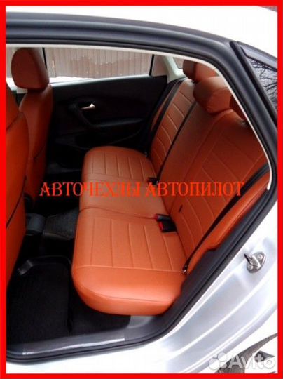 Чехлы Автопилот Volkswagen Polo 2 из экокожи