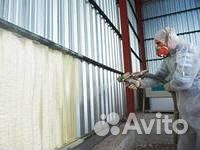 Утепление пенополиуретаном произв. помещений