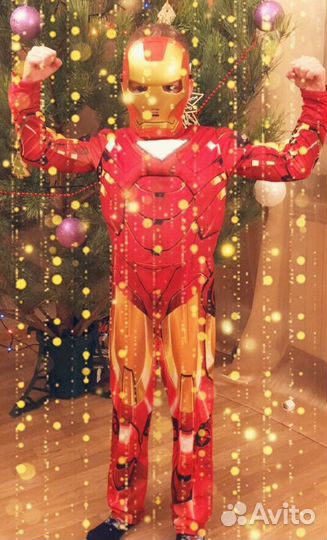 Костюм железного человека на рост 116-128см