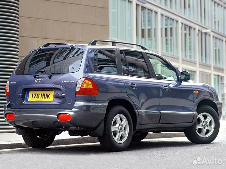 Накладки порогов комплект Hyundai Santa Fe 2000