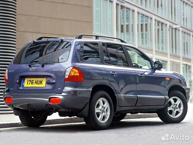 Накладки порогов комплект Hyundai Santa Fe 2000