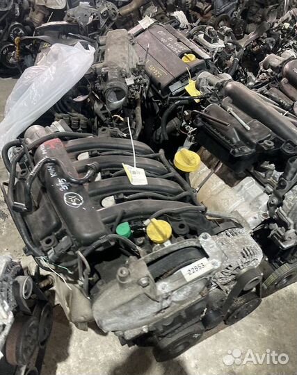 Двигатель Renault Scenic K4M766 1.6L контрактный