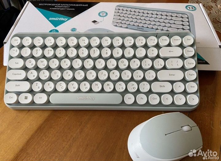 Беспроводная клавиатура и мышь Smartbuy комплект